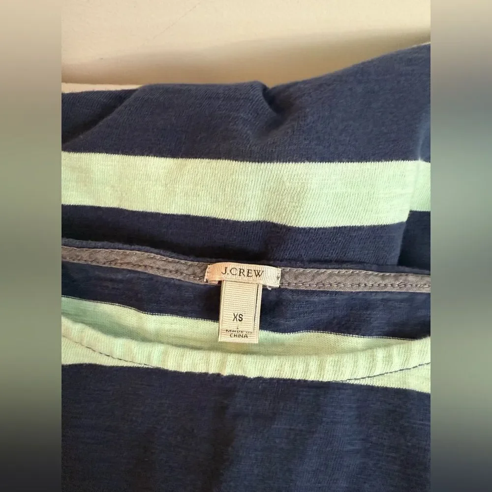 J.Crew cotton striped dress Size XS